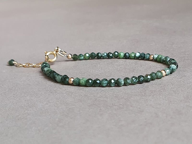 Brăţară din serafinit şi aur filat