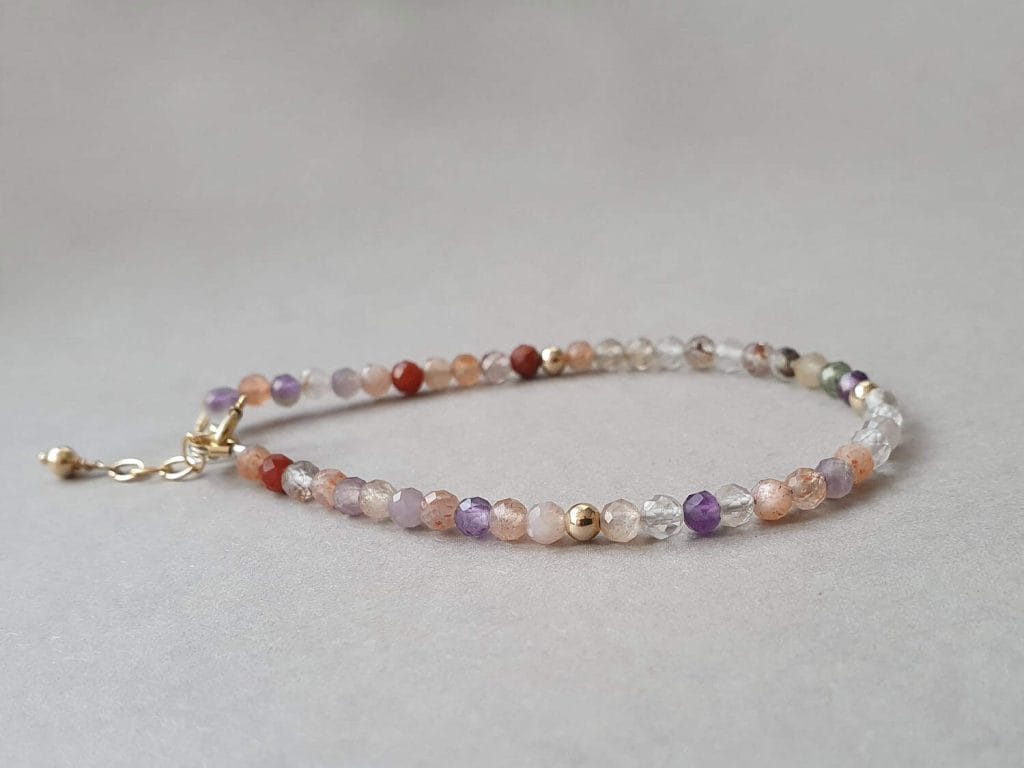 Brăţară din auralit şi aur filat