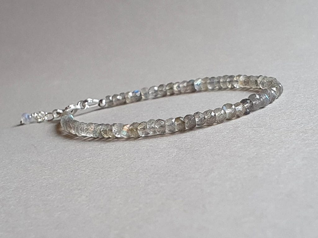 Brăţară din labradorit și argint